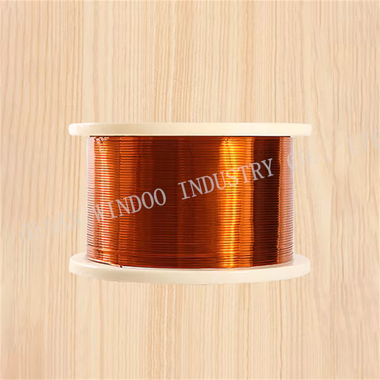 Filo di rame magnetico classe 220 resistente alla corona 0,012