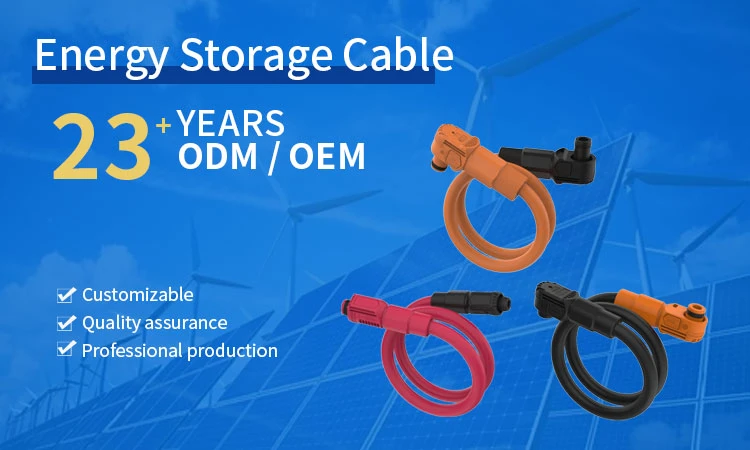 China High-Quality Energy Storage Straight Cable Assembly for Es System