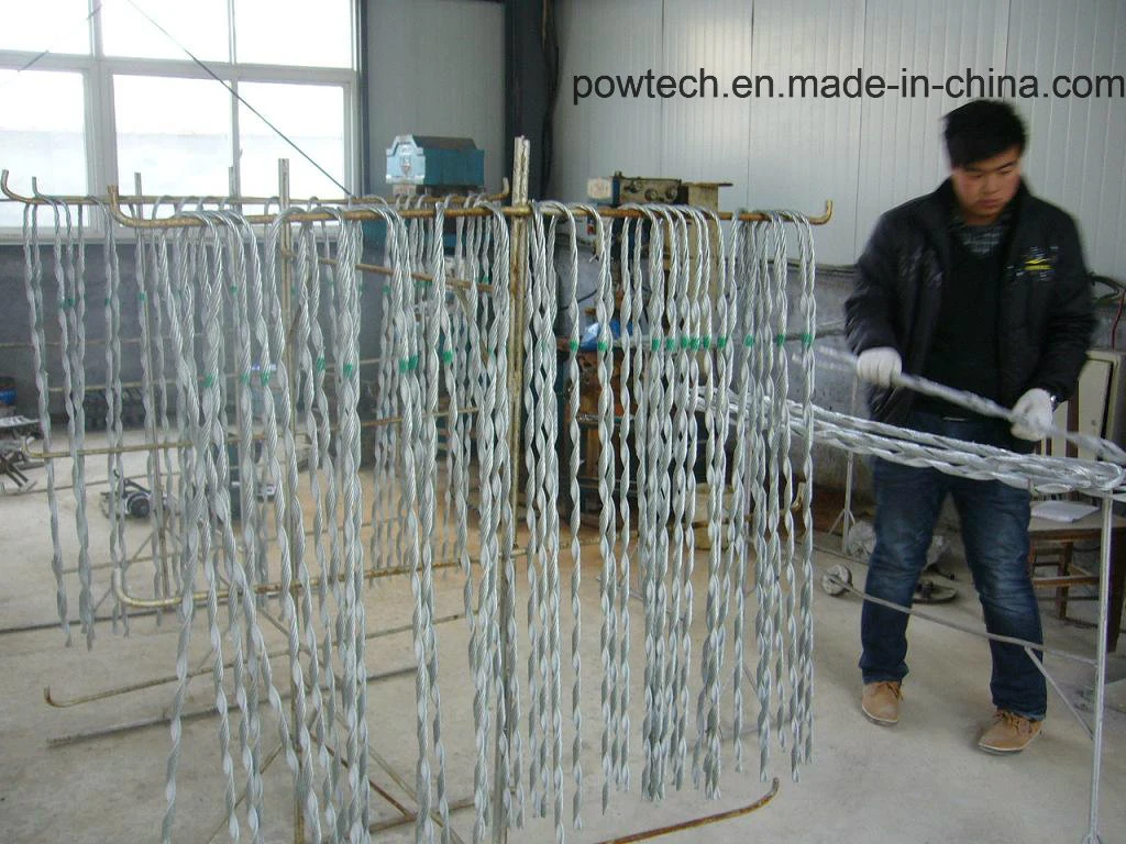 Galvanized Steel Preformed Guy End Guy Grips