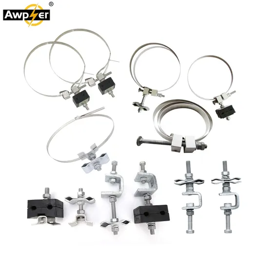 Opgw ADSS Morsetti per cavi Morsetto per cavo in acciaio zincato per uso su palo/torre